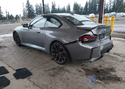 2025 BMW M2 z USA, uszkodzony, nr VIN 3MF23DM00S8E94545